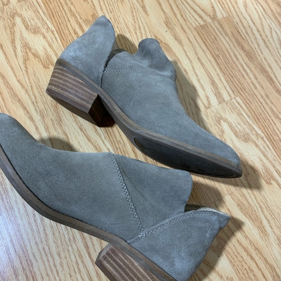 Lucky Brand ankle boots suede fahmida 6.5 size 37 - Picture 8 of 10